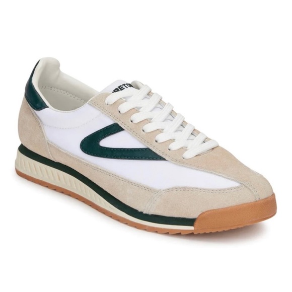Tretorn RAWLINS 2.0 Style in white gray green Leather upper Memory Foam … - Picture 10 of 14